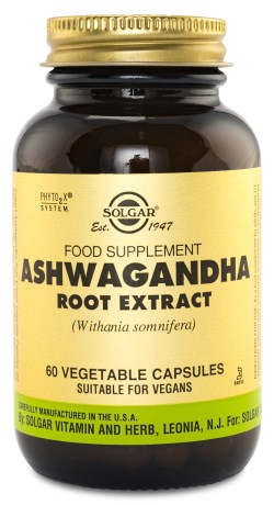 Solgar Ashwagandha Root Extract, Helse - Solgar