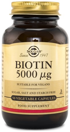Solgar Biotin 5000 ug, Helse - Solgar
