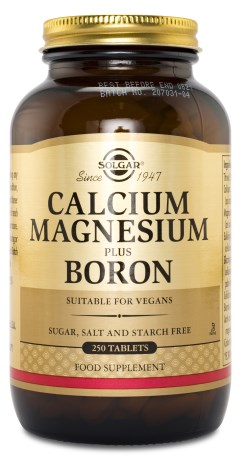 Solgar Calcium Magnesium + Boron, Kosttilskud - Solgar