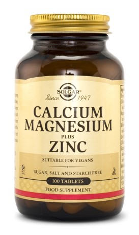 Solgar Calcium Magnesium Plus Zinc, Kosttilskud - Solgar