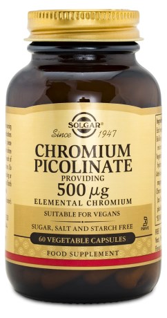 Solgar Chromium Picolinate 500, Kosttilskud - Solgar