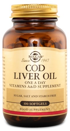 Solgar Cod Liver Oil, Kosttilskud - Solgar