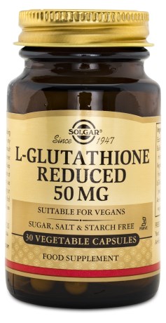 Solgar L-Glutathione 50 mg, Kosttilskud - Solgar