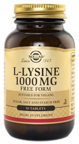 Solgar L-Lysine 1000 mg, Helse - Solgar