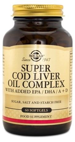 Solgar Super Cod Liver Oil Complex, Helse - Solgar