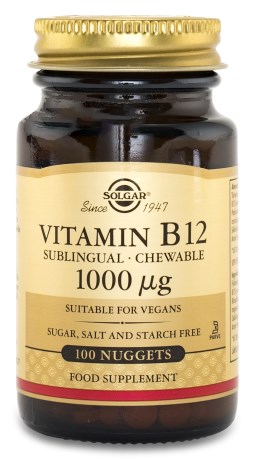 Solgar Vitamin B12 1000 mcg, Kosttilskud - Solgar