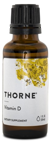 Thorne D-vitamin flytande 500 IE, Kosttilskud - Thorne Research