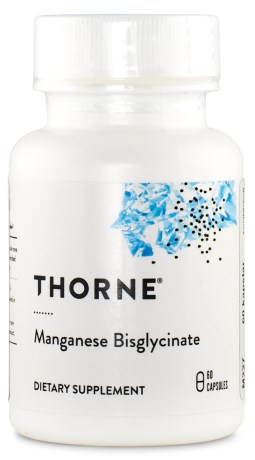 Thorne Manganese Bisglycinate, Kosttilskud - Thorne Research