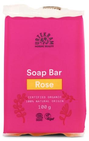 Urtekram Rose Soap Bar, Kropspleje & Hygiejne - Urtekram Nordic Beauty