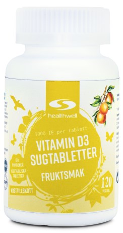 D3-vitamin sugetabletter, Kosttilskud - Healthwell