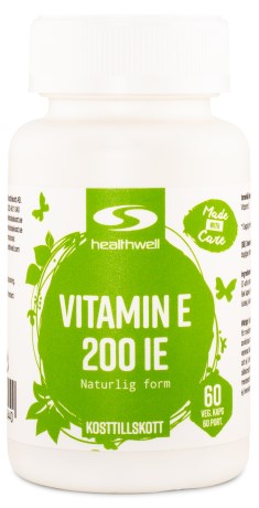 Vitamin E 200 IE, Kosttilskud - Healthwell