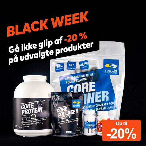 Svenskt Kosttillskott op til -20% Black Week