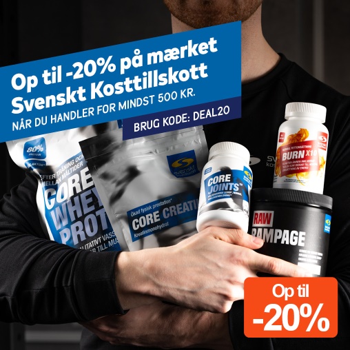 Op til -20% p Svenskt Kosttillsott